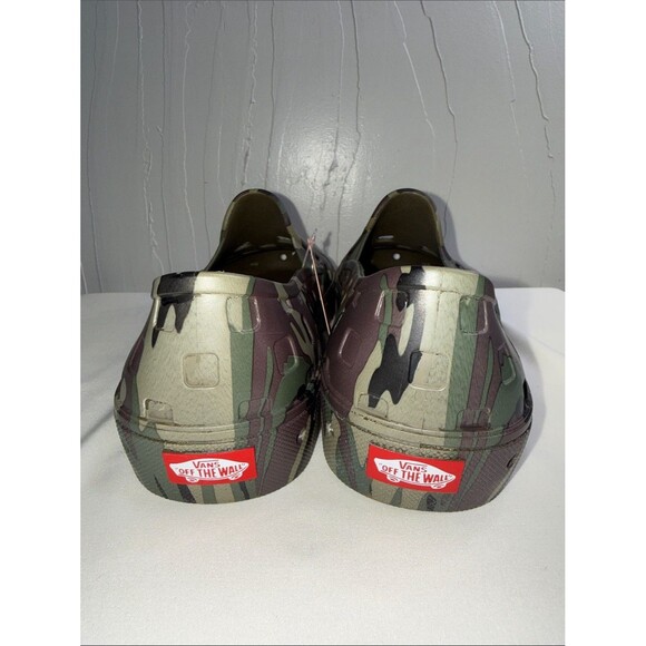 Vans TRK Green & Brown Camouflage Slip-On Water Shoes main image 6